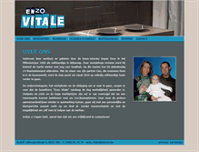 Tablet Screenshot of enzovitale.be